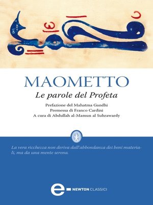 cover image of Le parole del Profeta